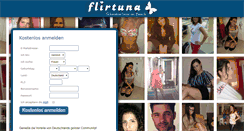Desktop Screenshot of flirtuna.net